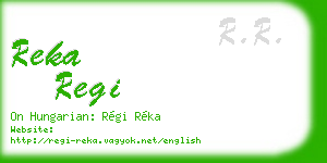 reka regi business card